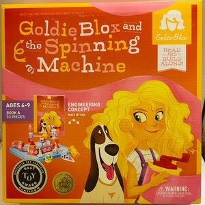 GoldieBlox & The Spinning Machine STEM Building Set Complete